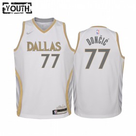 Dallas Mavericks Luka Dončić 77 2020-21 City Edition Lasten Pelipaidat Swingman